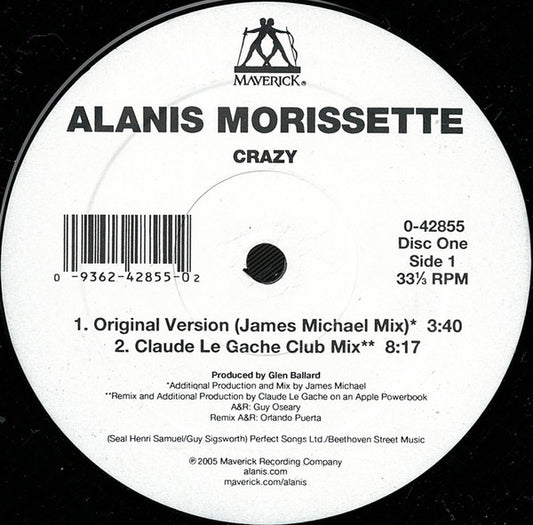Alanis Morissette – Crazy - 12" Single | Pre-owned LP