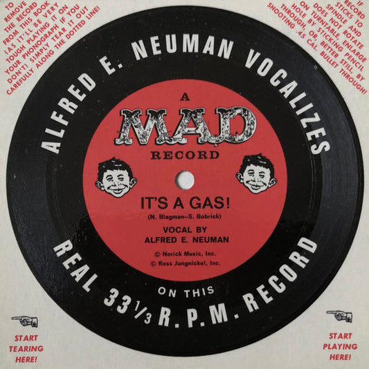 Alfred E. Neuman – It's A Gas | Vintage Flexi-disc