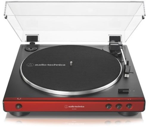 Audio Technica - Bluetooth Wireless Turntable -Fully Automatic - Belt-Drive (Red/ Black)
