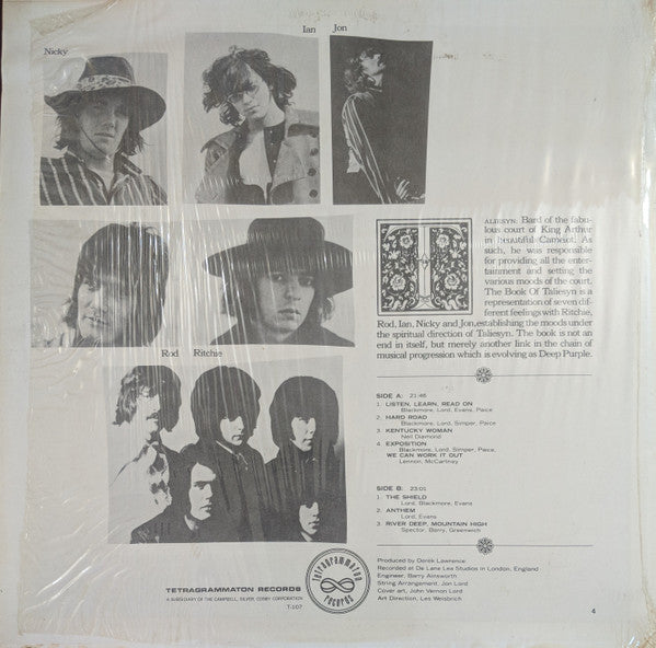 Deep Purple - The Book Of Taliesyn | Vintage LP