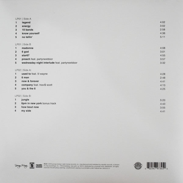 Drake – If You're Reading This It's Too Late | Vinyl
