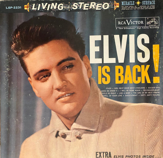 Elvis Presley – Elvis Is Back! | Vintage LP