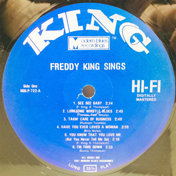 Freddy King - Freddy King Sings | Vintage LP