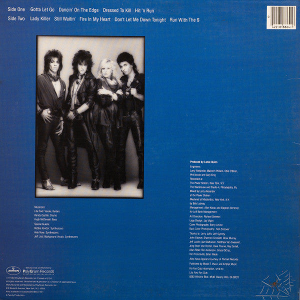 Lita Ford – Dancin' On The Edge