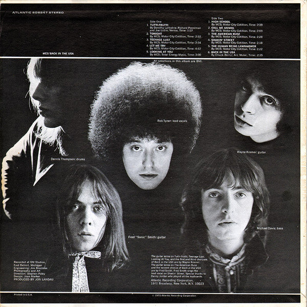 MC5 - Back In The USA | Vintage Vinyl