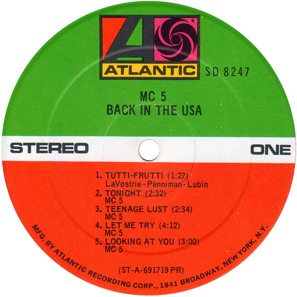 MC5 - Back In The USA | Vintage Vinyl