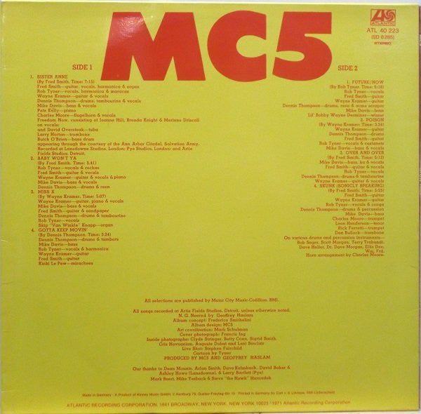MC5 - High Time | Vintage Vinyl