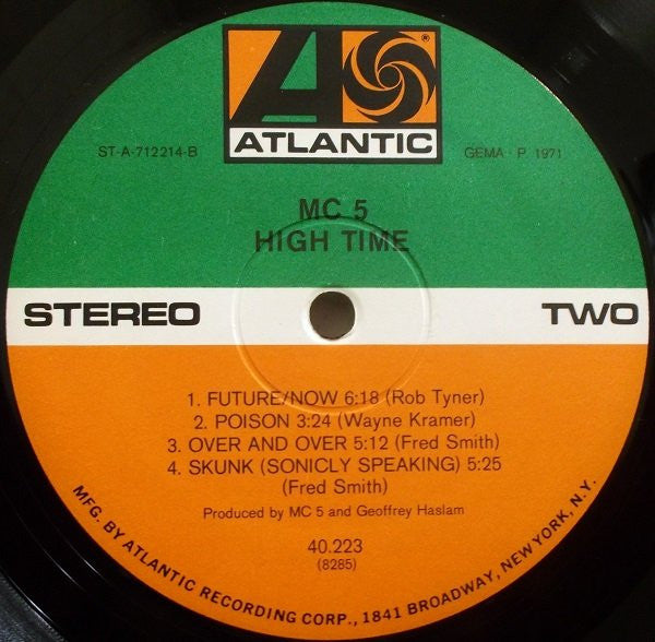 MC5 - High Time | Vintage Vinyl