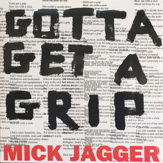 Mick Jagger – Gotta Get A Grip / England Lost - 12" Single | Used LP