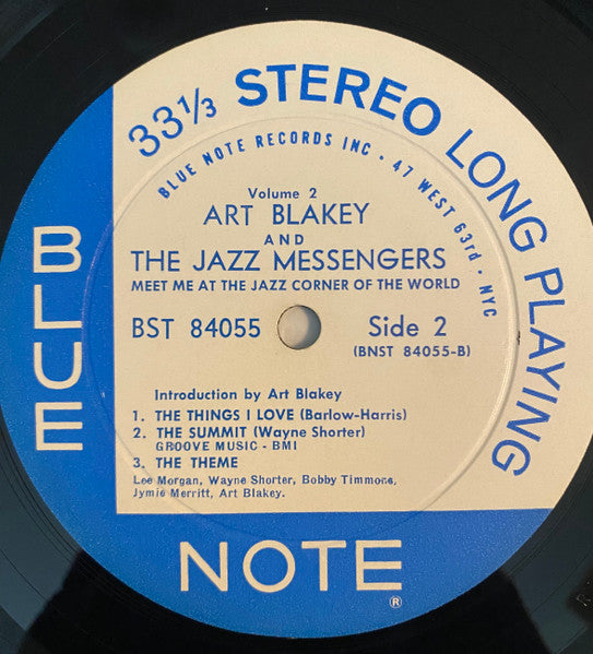 Art Blakey & The Jazz Messengers - Meet You At The Jazz Corner Of The World (Volume 2) | Pre-Owned Vinyl