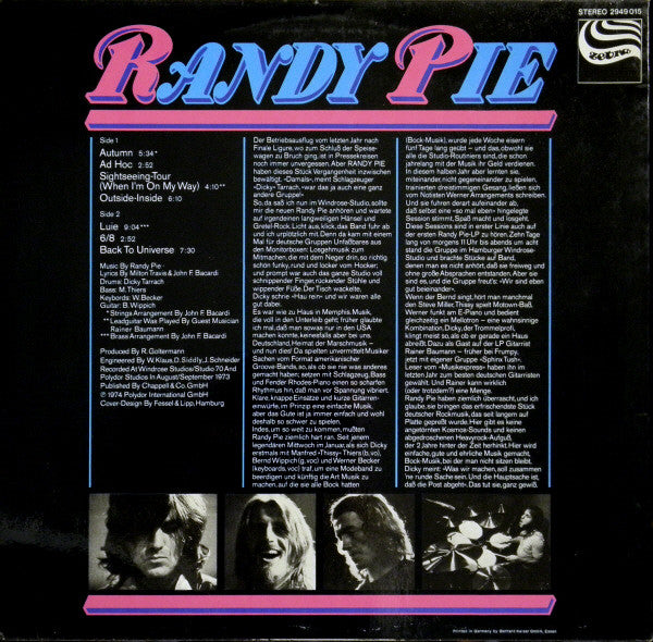 Randy Pie – Randy Pie | Vintage LP