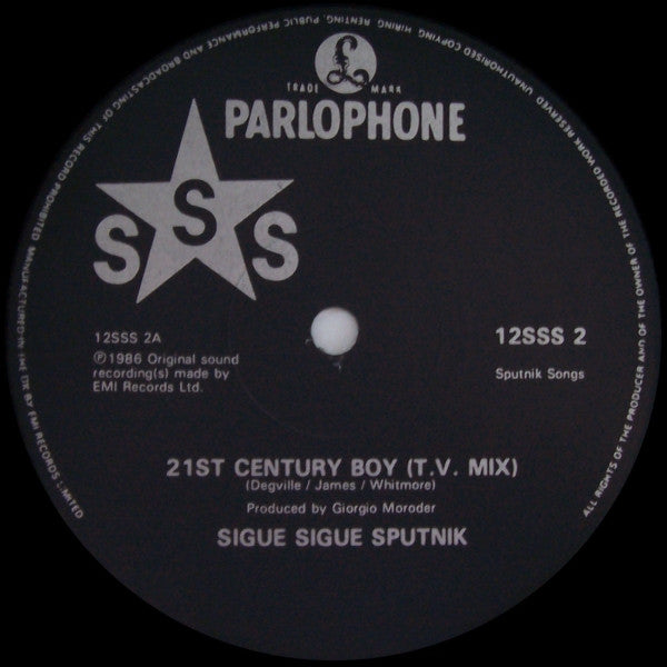 Sigue Sigue Sputnik - 21st Century Boy | Pre-Owned Vinyl