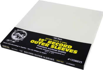 12" Record Outer Sleeves - Polypropylene - 12-3/4" x 12-1/2" - ULTRA THICK 2.5mil