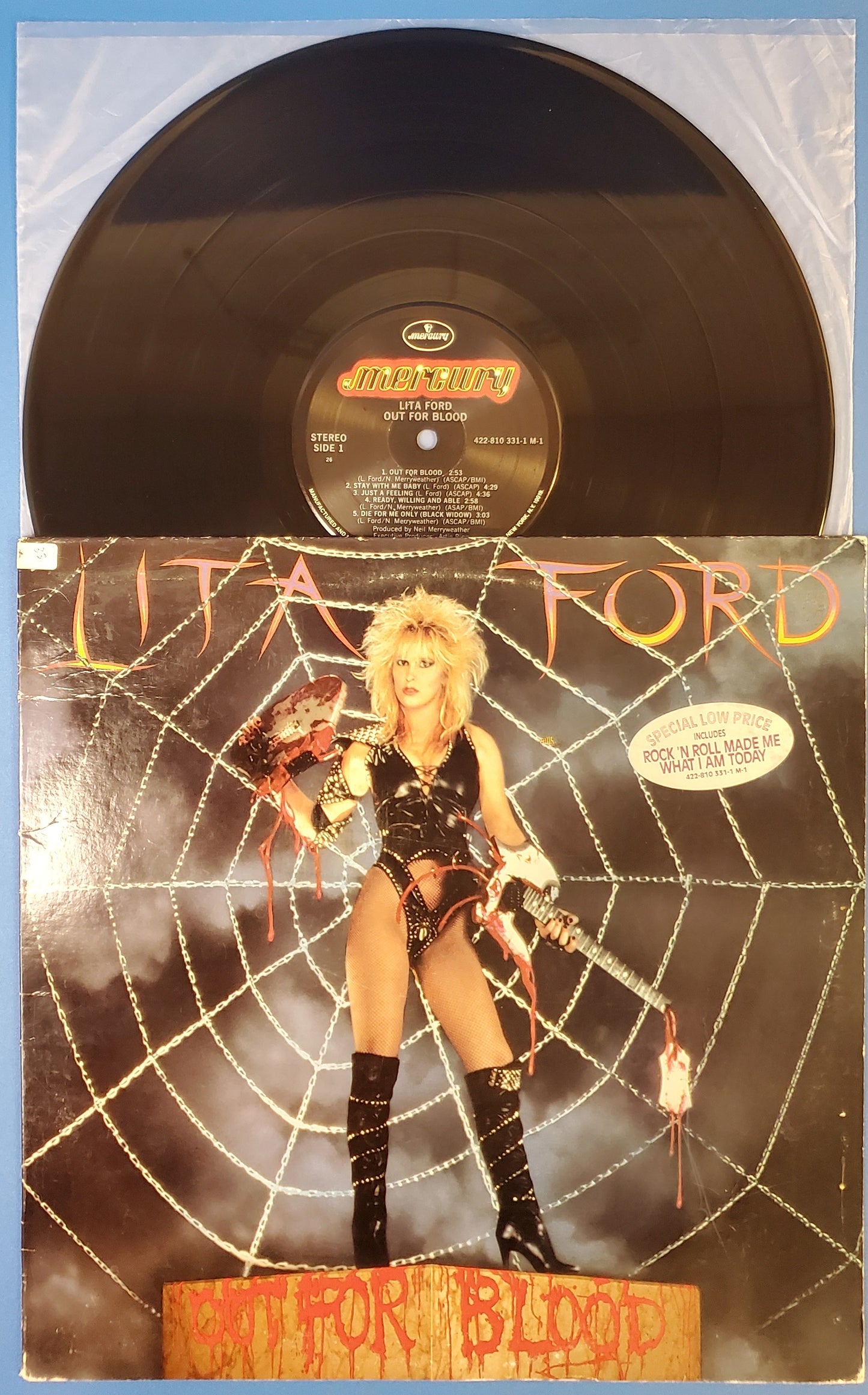 Lita Ford – Out For Blood | Vintage LP