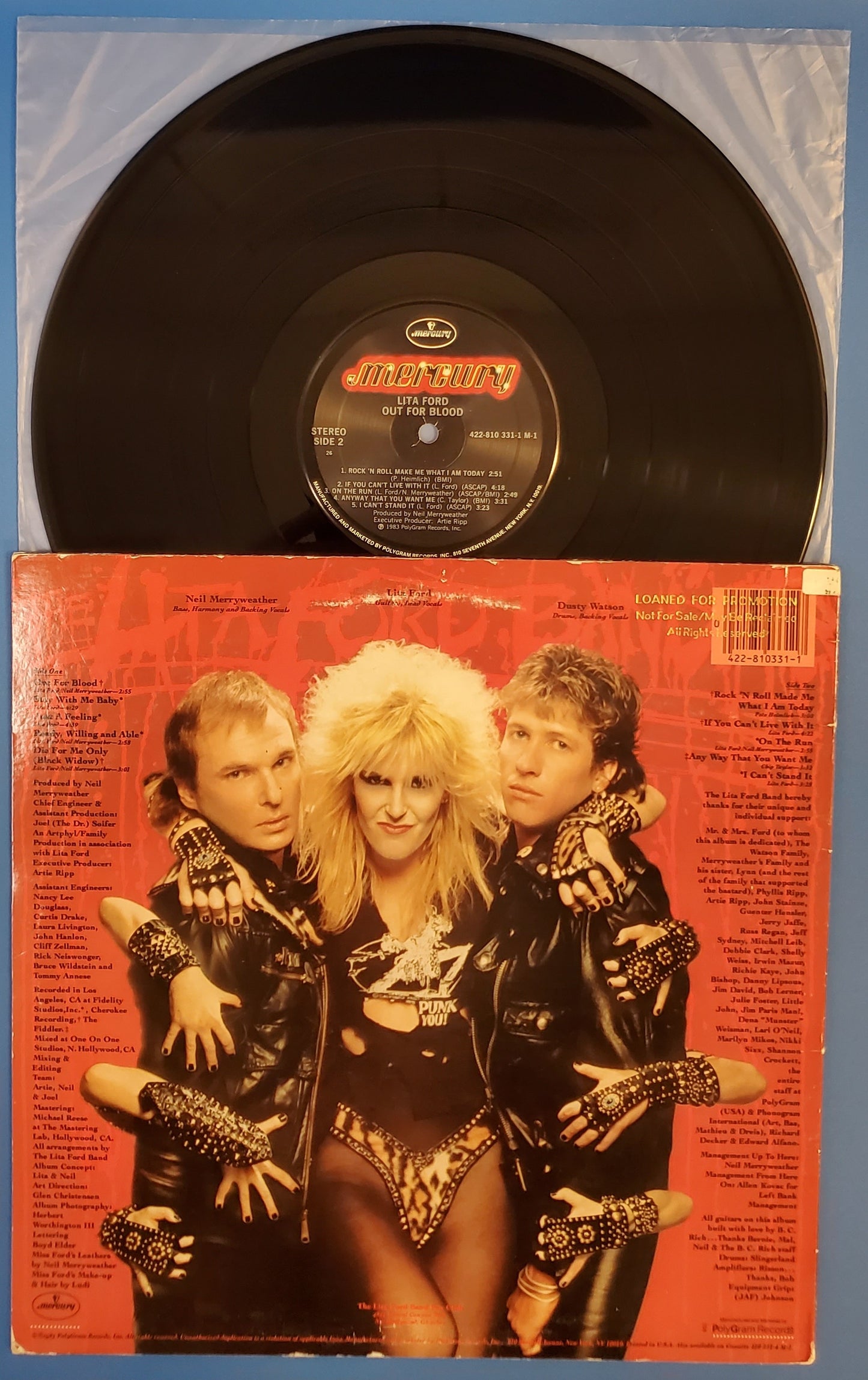 Lita Ford – Out For Blood | Vintage LP