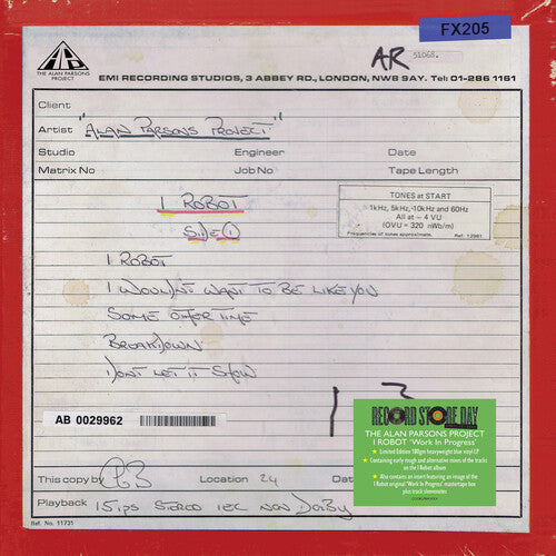 Alan Parsons - I Robot (work In Progress)