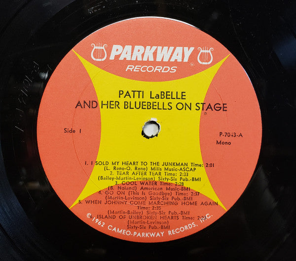 Patti Labelle And The Bluebells : Patti Labelle And Her Bluebells On Stage (LP, Album, Mono + 7", Single)