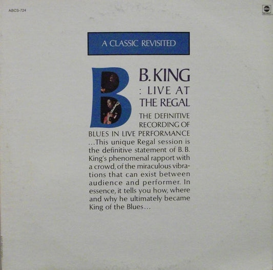 B.B. King - Live At The Regal | Vintage LP