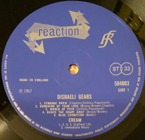 Cream – Disraeli Gears | Vintage LP