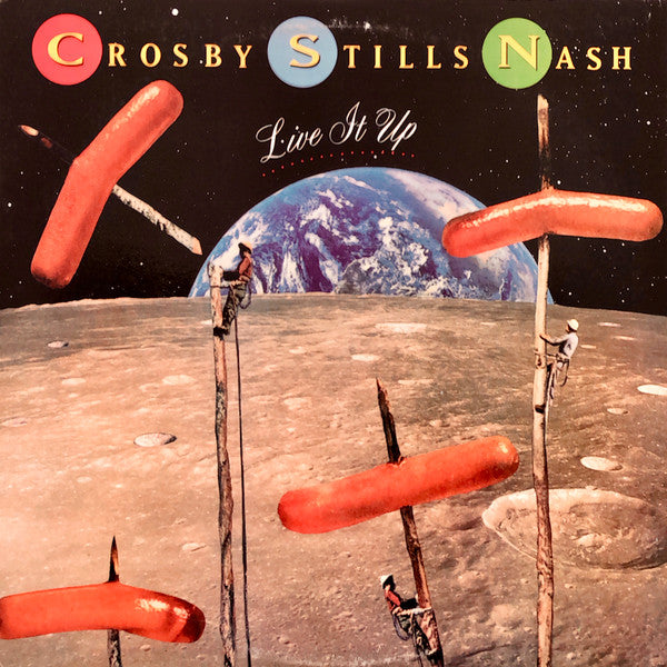 Crosby Stills Nash – Live It Up | Vintage LP