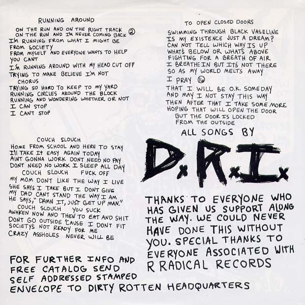 Dirty Rotten Imbeciles – Violent Pacification | Vintage 7"
