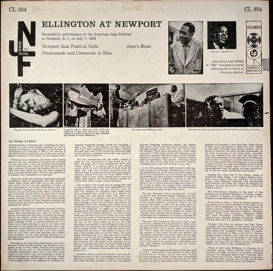 Duke Ellington And His Orchestra – Ellington At Newport | Vintage LP