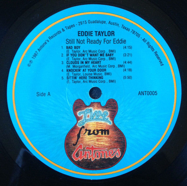 Eddie Taylor  - Still Not Ready For Eddie | Pre-Owned Vinyl