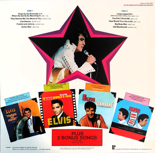 Elvis – Sings Hits From His Movies, Volume 1 | Vintage LP