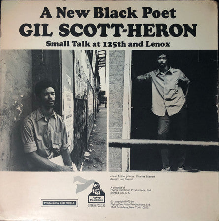 Gil Scott-Heron – Small Talk At 125th And Lenox | Vintage LP