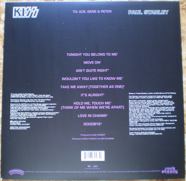 Kiss, Paul Stanley – Paul Stanley | Pre-Owned LP