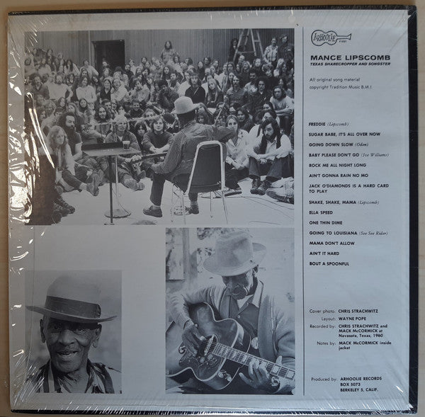 Mance Lipscomb – Texas Sharecropper And Songster | Vintage LP