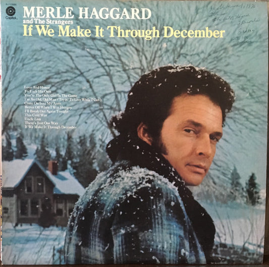 Merle Haggard And The Strangers – If We Make It Through December | Pre-Owned Vinyl