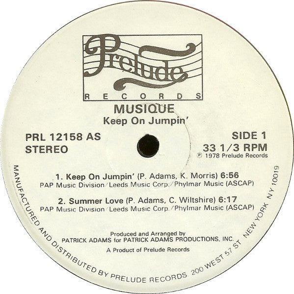 Musique – Keep On Jumpin' | Pre-Owned Vinyl
