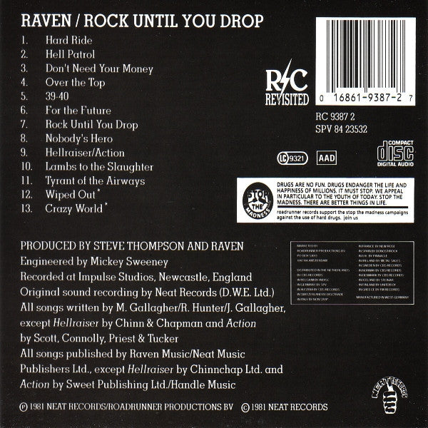 Raven – Rock Until You Drop | Pre-owned CD