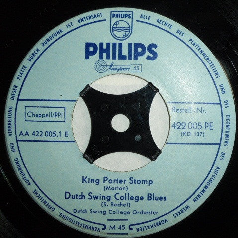 Sidney Bechet Und Das Dutch Swing College-Orchester – King Porter Stomp | Vintage 7"