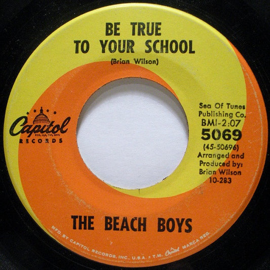 The Beach Boys – Be True To Your School / In My Room - 7" Single | Vintage Vinyl