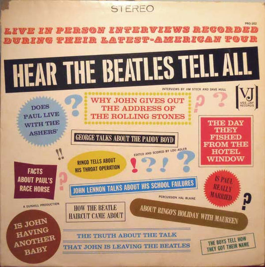 The Beatles – Hear The Beatles Tell All | Vintage LP