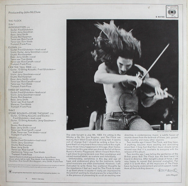 The Flock – The Flock | Vintage LP