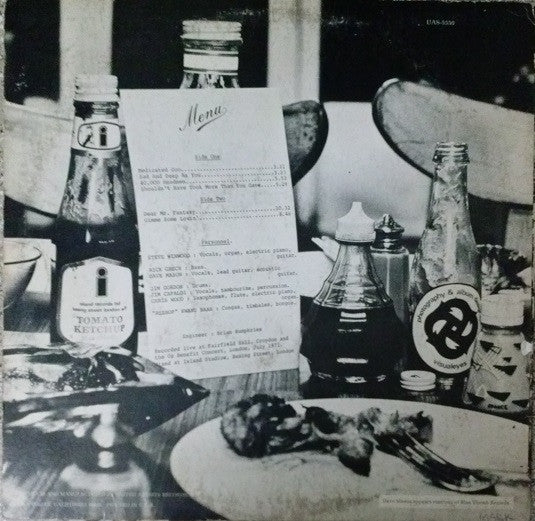 Traffic, Etc. – Welcome To The Canteen | Vintage LP